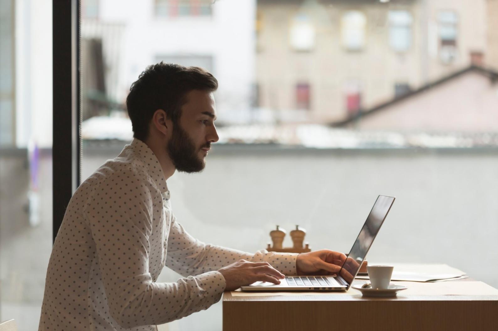 Business planning session with financial analysis documents