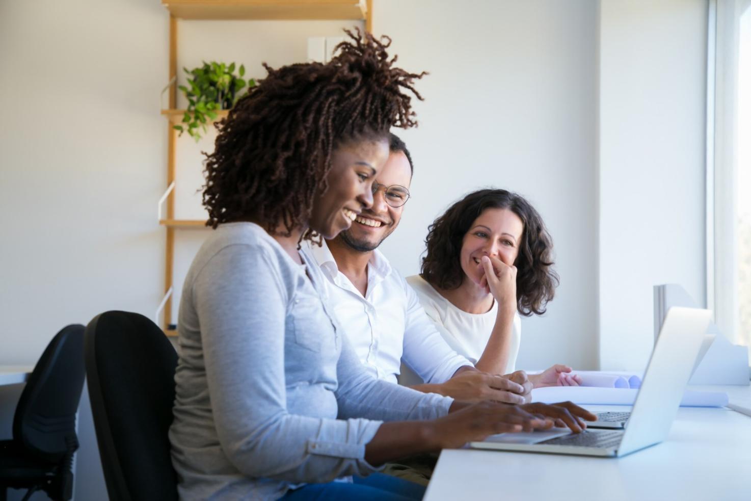 International student reviewing funding options at Sydney workspace